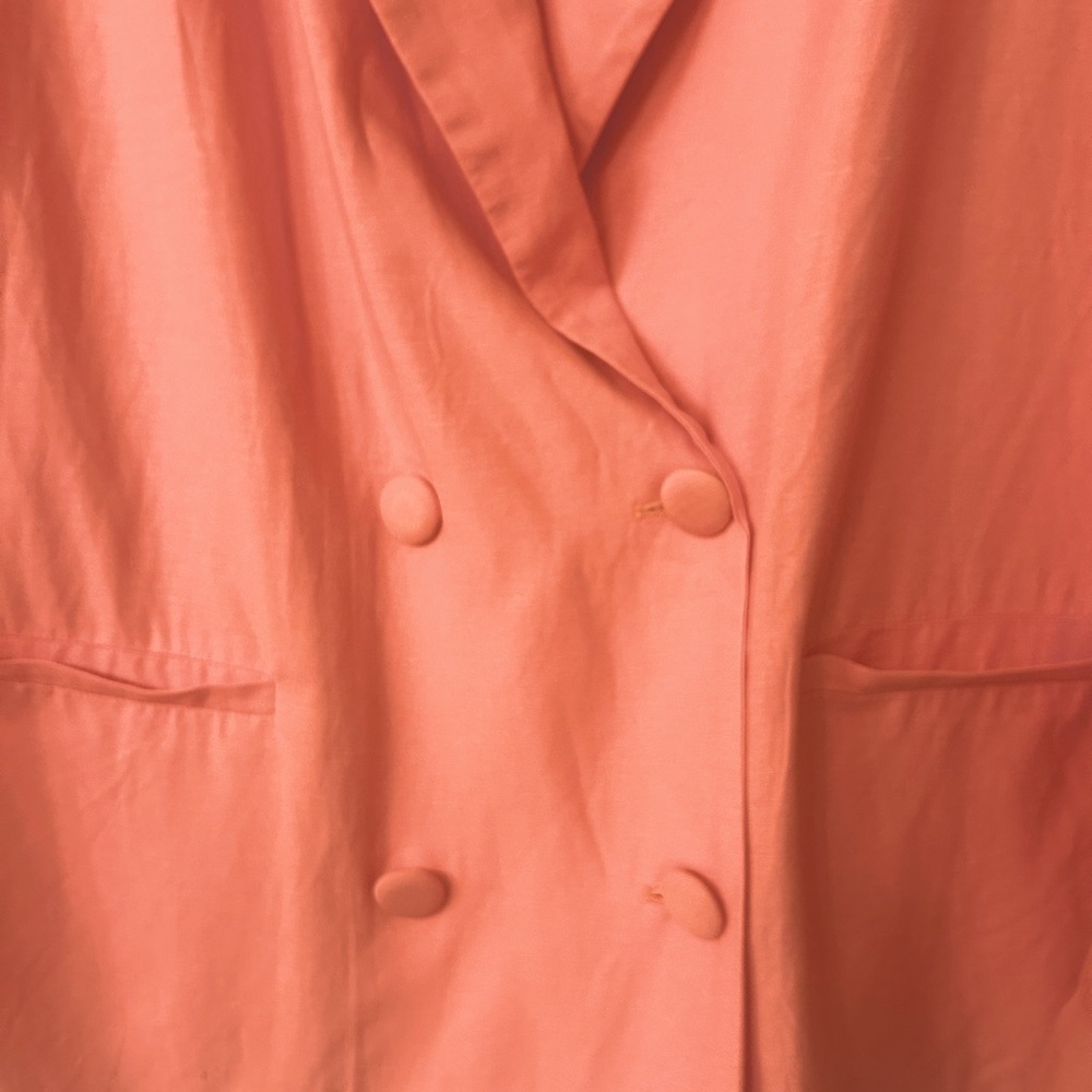 STEVE MADDEN NWT Baldwin Double Breasted Linen Blend Blazer in Spring Rose M… - Picture 7 of 9